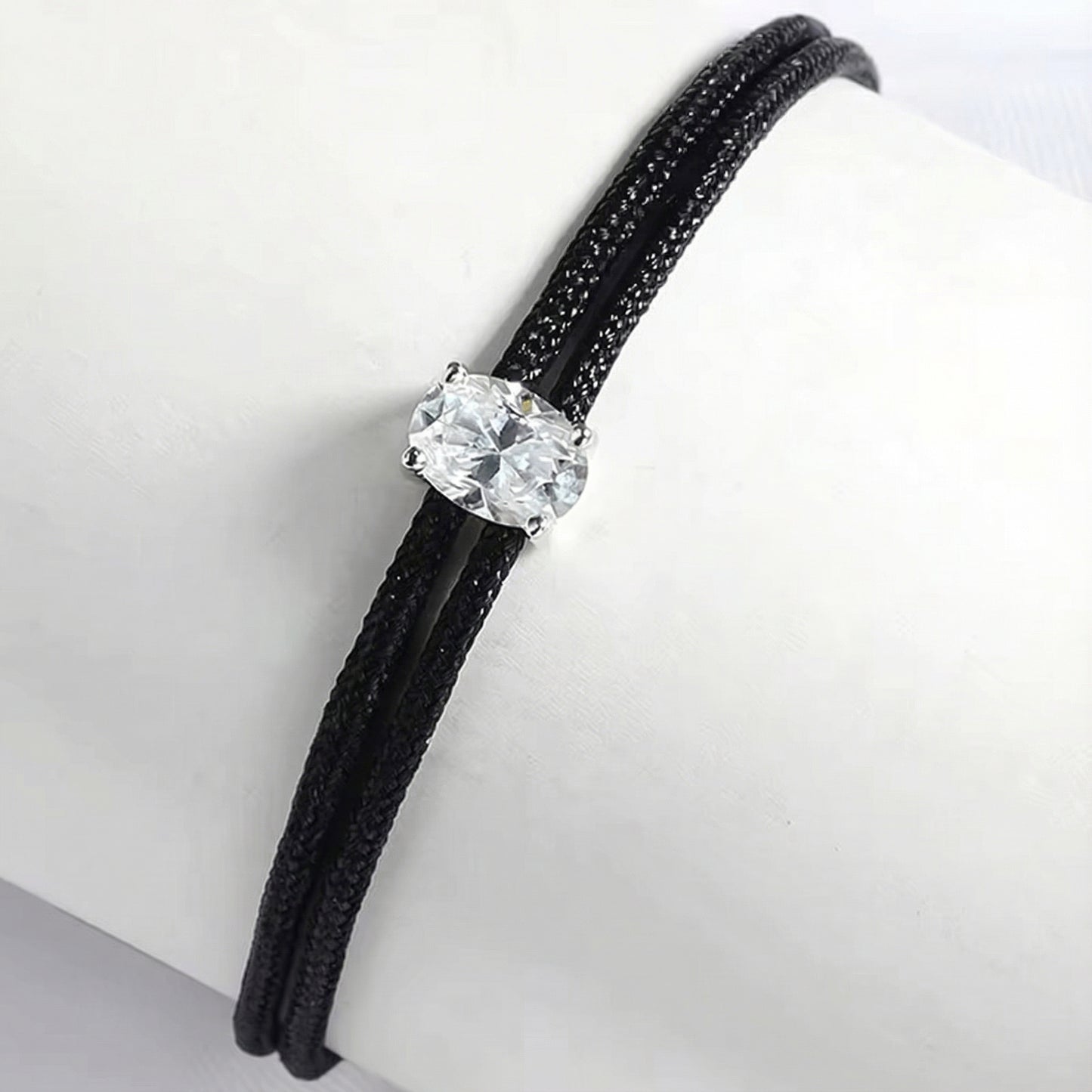 "Double string Luck" Moissanite Diamond Bracelet