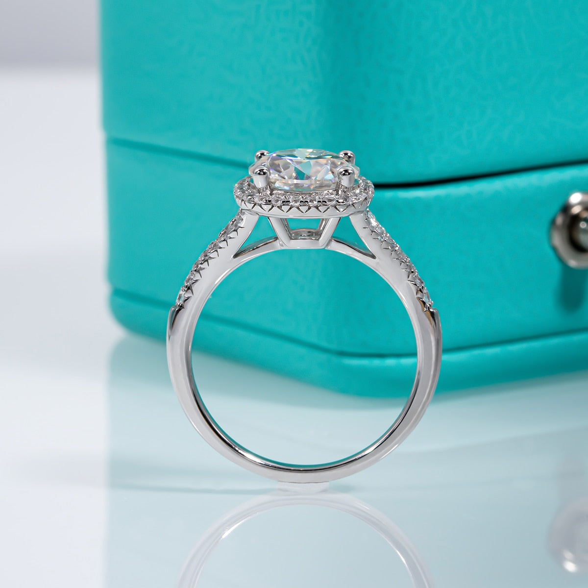 "Princess" Ring Moissanite Diamond