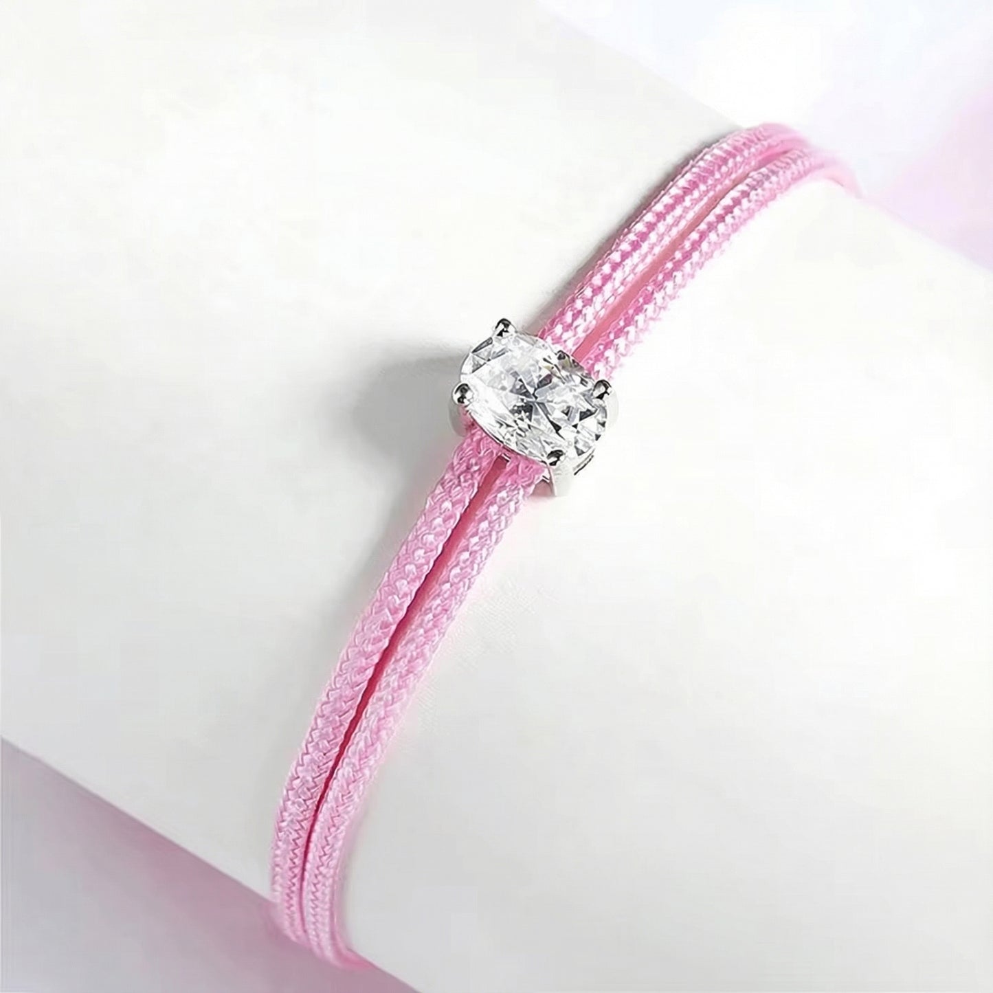 "Double string" Moissanite Diamond Bracelet