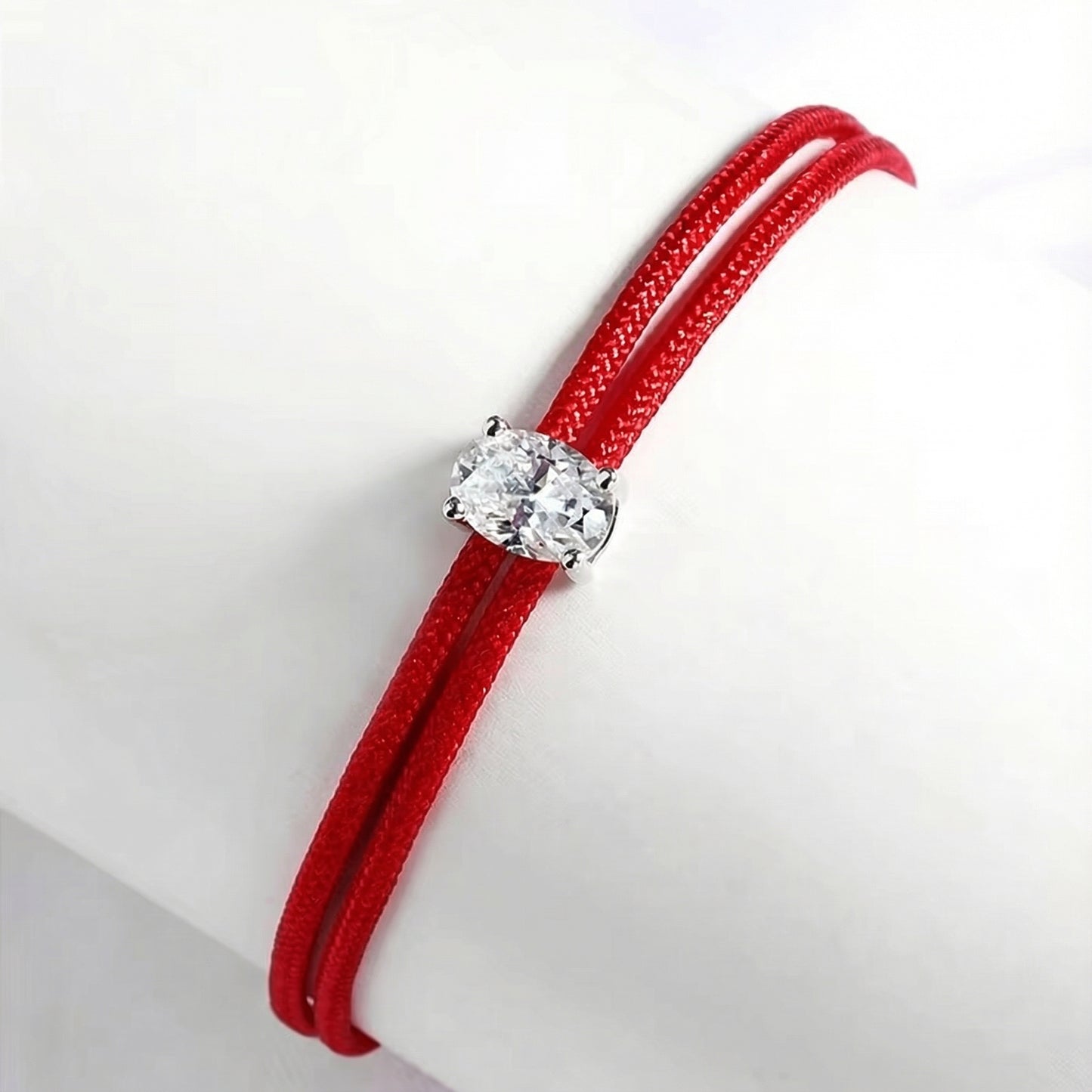 "Double string" Moissanite Diamond Bracelet