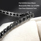 "Tennis Black" Moissanite Diamonds Bracelet