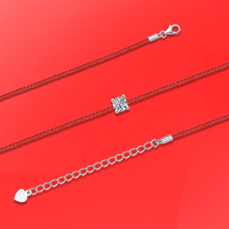 "Luck" Bracelet Moissanite Diamond