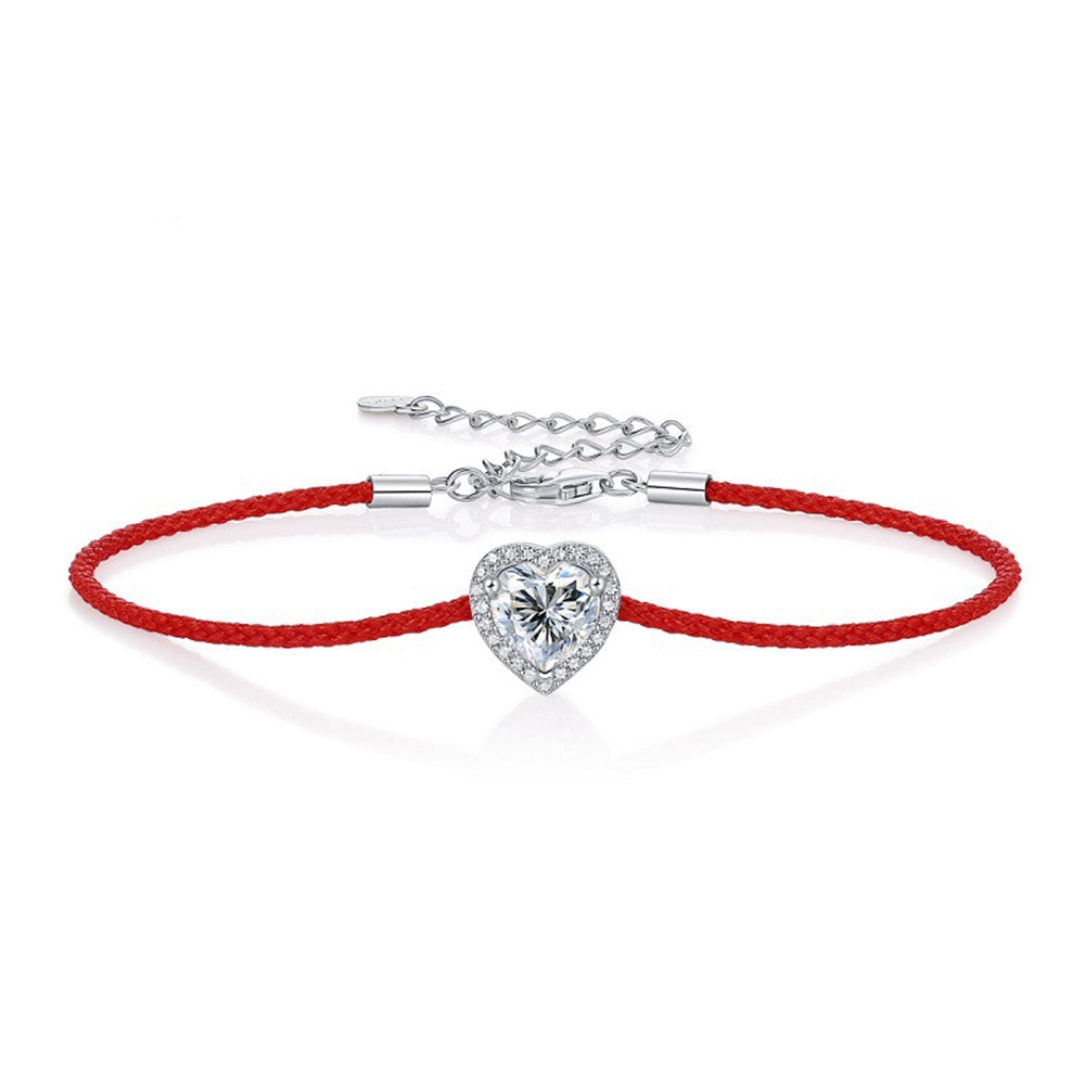 "Love" 1 Carat Moissanite Diamond Bracelet