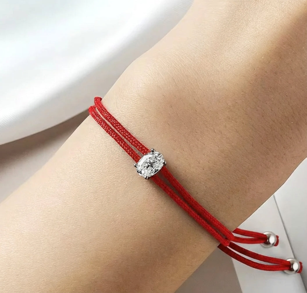 "Double string" Moissanite Diamond Bracelet