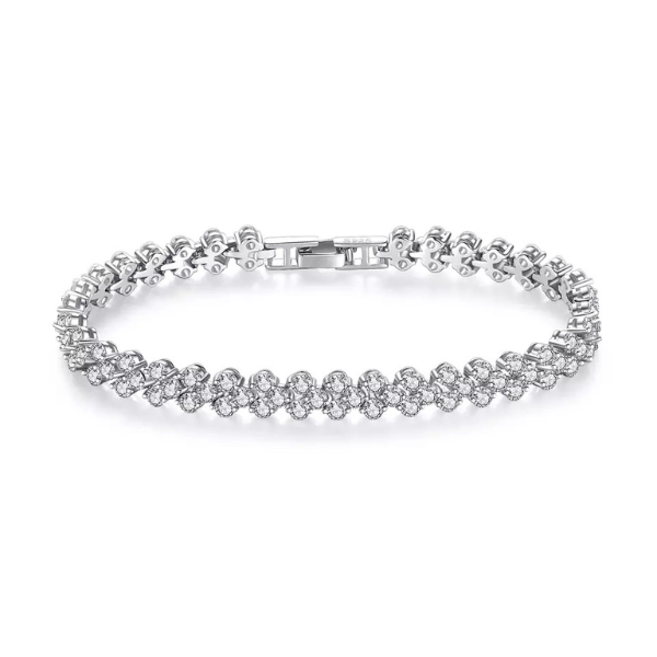 "Leaf" Moissanite Diamonds Bracelet