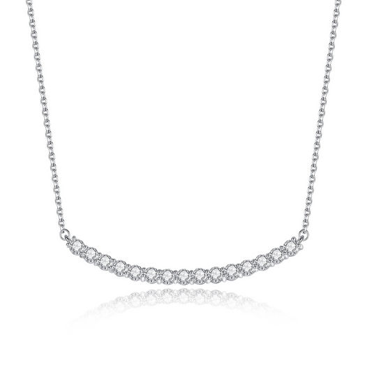 "Smiley" Moissanite Diamonds Necklace