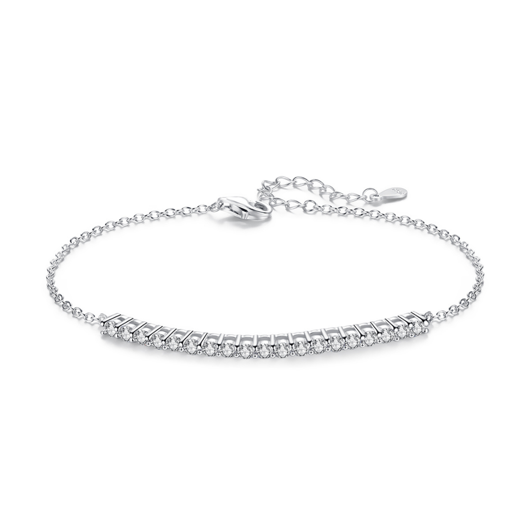 "Smiley" Moissanite Diamonds Bracelet