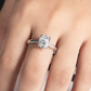 "Oval Cut" Moissanite Diamond Ring