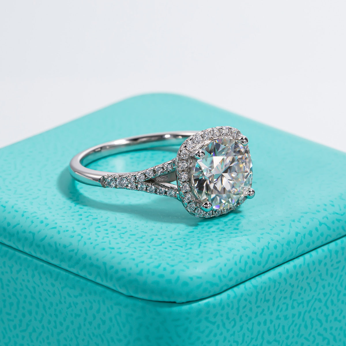 "Princess" Ring Moissanite Diamond