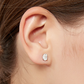 "Oval Cut" Moissanite Diamond Earrings