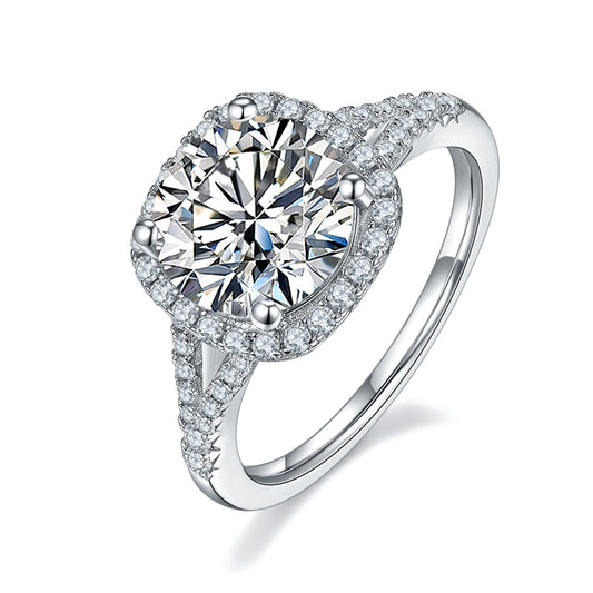 "Princess" Ring Moissanite Diamond