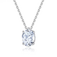 Oval Cut Moissanite Diamond Necklace
