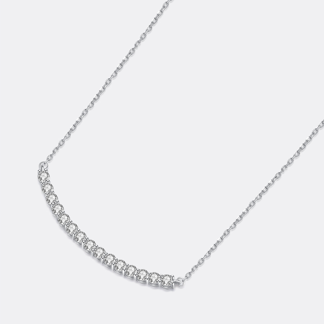 "Smiley" Moissanite Diamonds Necklace
