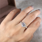 "Halo Heart" 1 Carat Moissanite Diamond Ring