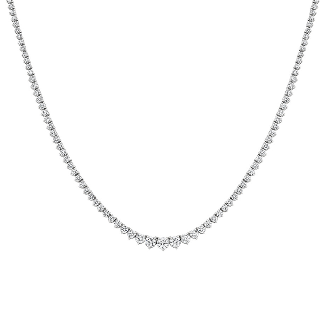 "Tennis LUX" Moissanite Diamonds Necklace