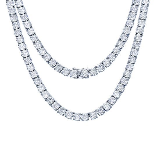 "Tennis" Moissanite Diamonds Necklace