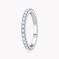 "Brilliant Eternity Band" 2 mm Moissanite Diamonds Ring